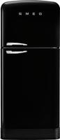 smeg K&uuml;hl-Gefrierkombination Schwarz FAB50RBL5