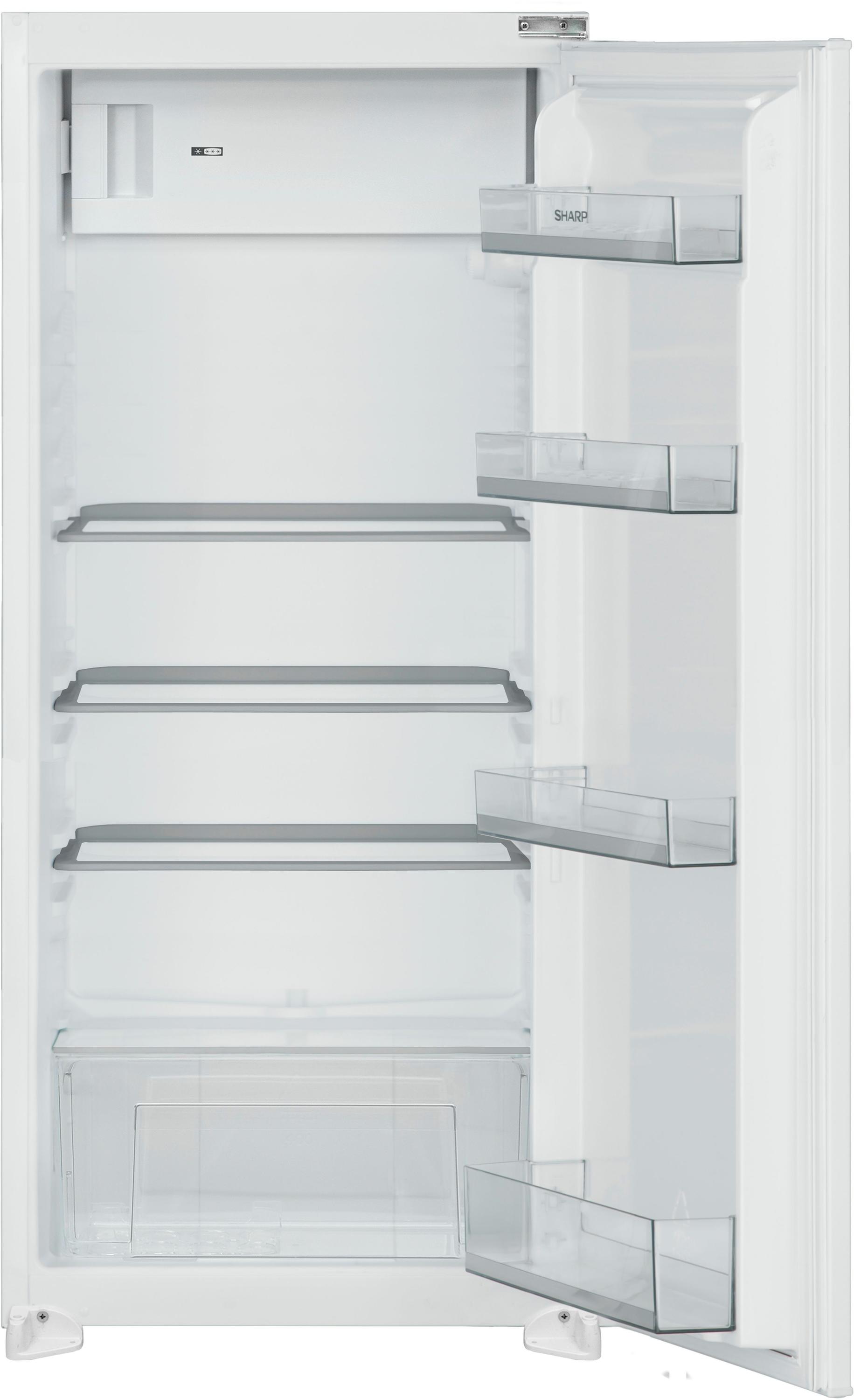 Sharp Einbaukühlschrank SJ-LE192M1X-EU, 122,5 cm hoch, 54 cm breit weiß  Test - ab 369,00 €