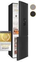 exquisit K&uuml;hl-/Gefrierkombination "KGC265-70-WS-040E inoxlook-az" 180 cm hoch...