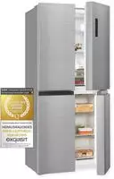 exquisit Multi Door "MD365-125-040D inoxlook" 180 cm hoch 79 cm breit Kein Abtauen