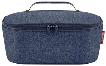 Reisenthel coolerbag M pocket, Isoliertasche, Herringbone Dark Blue, 4.5 L, LF4113