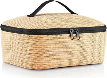 Reisenthel coolerbag M pocket raffia black