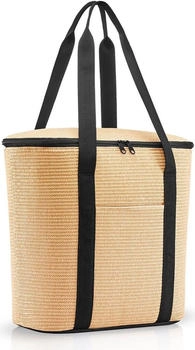 Reisenthel thermoshopper raffia black