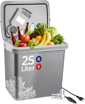 KLAMER Electric Cool Box 25 L grey