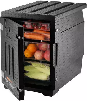 VEVOR Food Pan Carrier Isolierbox 90L LLDPE Frontlader (EPP90L Food Pan Carrier)