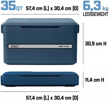 Coleman Snap N Go Blau 33L