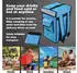 trends4cents CoolQuest Borsa Frigo Isolata 42 Litri Nera, Thermobox Impermeabile Picnic