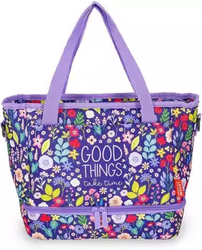 Legami Insulated lunch bag 10,8 l Flowers
