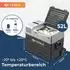VESKA VSK-52L Kompressor Kühlbox Anthrazit 52L