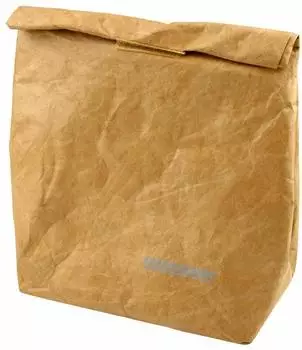 Fackelmann Brottasche Lunchbag Papierlook 30 x 21 cm