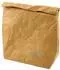 Fackelmann Brottasche Lunchbag Papierlook 30 x 21 cm