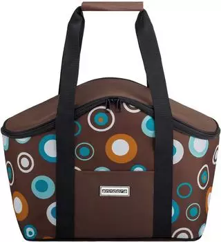 anndora K&uuml;hltasche 20 L braun hellblau