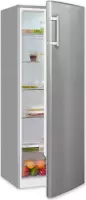 exquisit K&uuml;hlschrank "KS320-V-H-040E inoxlook" 142,6 cm hoch 54,4 cm breit