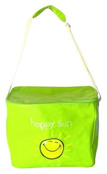 AS4HOME Kühltasche - Einkaufstasche - Strandtasche Smiley - Happy Sun