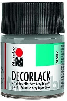 Marabu 113005782 Decorlack Acryl Metallic-Silber 782 50 ml