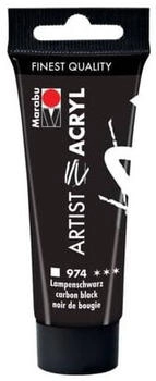 Marabu Artist Acryl lampenschwarz 22ml lampenschwarz