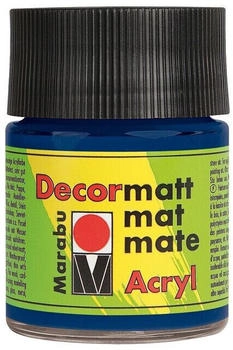 Marabu 140105053 Decormatt Acryl Dunkelblau 053 50 ml