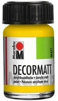 MARABU 140139019, Marabu 140139019 Marabu Decormatt Acryl Gelb 019, 15 ml,