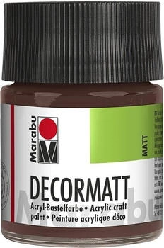 Marabu 140105040 -Decormatt Acryl Mittelbraun 040 50 ml