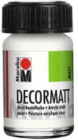 Marabu 14010 039 070, Marabu Acrylfarbe Decormatt 14010 039 070, wei&szlig;, 15ml 15