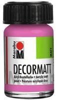 Marabu 14010 039 033, Marabu Acrylfarbe Decormatt 1401 39 033, pink, 15ml 15
