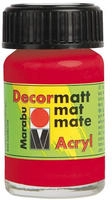 Marabu 14010 039 031, Marabu Acrylfarbe Decormatt 14010 039 031, kirschrot,...