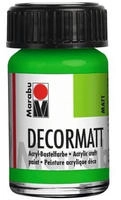 Marabu 14010 039 066, Marabu Acrylfarbe Decormatt 14010 039 066, gelbgr&uuml;n, 15ml 15