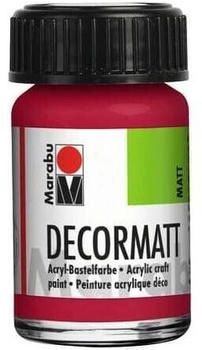 Marabu 140139032 Decormatt Acryl Karminrot 032 15 ml