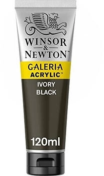 Winsor & Newton Galeria Acrylic Paint Ivory Black 120ml (2131331)