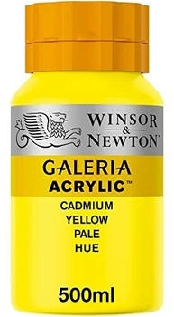 Winsor & Newton Galeria Acrylic Cadmium Yellow Pale Hue 500ml (2150114)