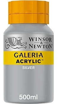 Winsor & Newton Newton Galeria Acrylic Paint Silver 500ml (GAL 2150617)
