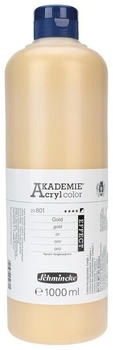 Schmincke Akademie Feine Künstler-Acrylfarbe brillant hoch lichtecht kadmiumfrei 1l gold (23801029)