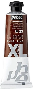 Pébéo Feines Öl XL 37 ML - Ölgemälde - Ideal für Anfänger oder Profis - Fine Art Malerei - Feine Qualität - Ölgemälde - Gebrannter Schatten - 37 ml