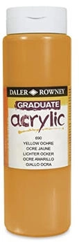 Daler Rowney Daler-Rowney DR123500690 Graduate Acrylfarbe 500 ml Gelb/Ockerfarben