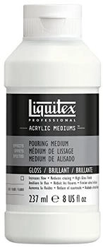 Liquitex 8870512 Professional Gieß- und Pouringmedium wasserfest nicht-vergilbend flexibel erhöht den Farbfluss - Gießmedium für Acrylfarben 237ml Flasche
