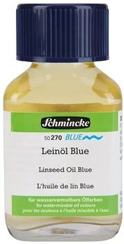 Schmincke NORMA® Blue 5027025 60 ml Leinöl Blue Bindemittelzusatz für wasservermalbare Ölfarben vegan modifiziertes Leinöl
