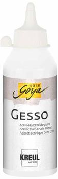 Kreul 85271 - SOLO GOYA Gesso wei&szlig; 250 ml Grundierung von Maluntergr&uuml;nden auf Acryl-Halbkreidebasis wasserfest und gut deckend