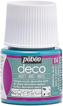 Pébéo Deco Matt Acrylfarbe Oriental blau 45 ml