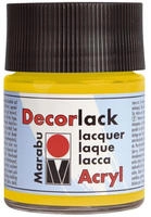 Marabu 11300 005 021, Marabu Acrylfarbe Decorlack 1130 05 021, mittelgelb, 50ml...