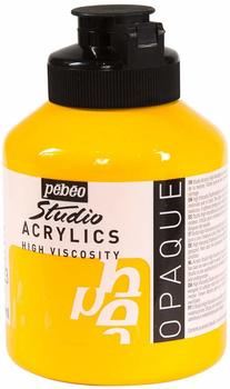 Pébéo Studio Acrylfarbe 500 ml Medium Cadmium/Gelb 171023 Mittel Imitation Kadmiumgelb