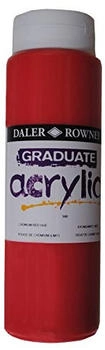 Daler Rowney Graduate Acrylfarbe 500 ml Rot