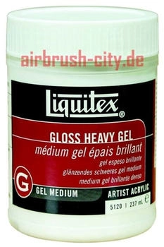 Liquitex 5120 Professional glänzendes schweres Gel Medium für Acrylfarben erhöht den Oberflächenwiderstand für eine Ölfarben Konsistenz 237ml Topf