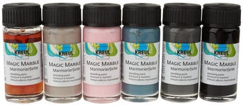 Kreul Magic Marble Marmorienfarben 6 x 20 ml Set 100ml/64,95 Euro