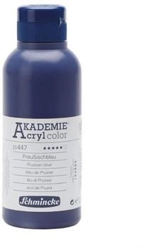 Schmincke Akademie Acryl Color Preußischblau 250 ml 23447027 feine Künstler-Acrylfarbe brillant hoch lichtecht und kadmiumfrei für Acrylmalerei Mixed Media