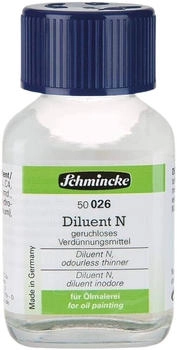 Schmincke Diluent N geruchlos aromatenfrei Lösemittelgemisch für die Ölmalerei verdünnt Ölfarben reinigt Malgeräte 60 ml