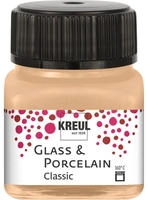 Kreul Glass & Porcelain Classic Metallic, Porzellan- und Glasfarbe (20 ml)
