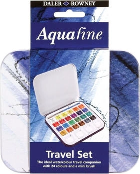 Daler Rowney Aquafine Auquarellfarben für Unterwegs 24 Stück beige