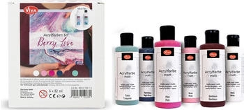 Viva Decor Acrylfarben-Set "Berry Love"