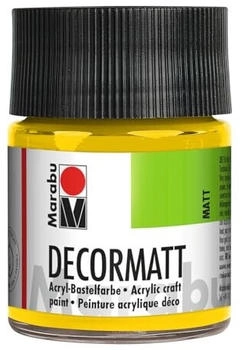 Marabu 140105019 Decormatt Acryl Gelb 019 50 ml