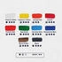 Artina 10x 500 ml Acrylfarben Set Acrylfarbe Farben Acryl Malfarbe Farbe Künstlerfarbe